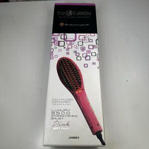 Pro Cabello Hair-Straightening Luxury 5500 Straightening Brush Pink